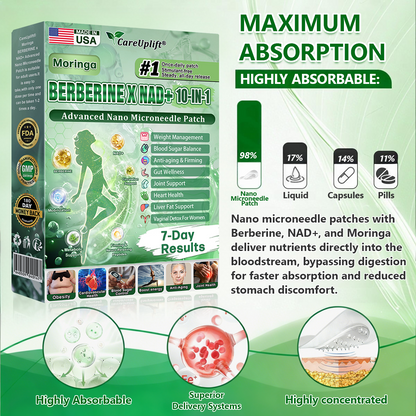 🇺🇲𝐂𝐚𝐫𝐞𝐔𝐩𝐥𝐢𝐟𝐭® 𝑴𝒐𝒓𝒊𝒏𝒈𝒂 & 𝑩𝒆𝒓𝒃𝒆𝒓𝒊𝒏𝒆 𝟏𝟎-𝐈𝐍-𝟏 𝐀𝐝𝐯𝐚𝐧𝐜𝐞𝐝 𝐍𝐚𝐧𝐨 𝐌𝐢𝐜𝐫𝐨𝐧𝐞𝐞𝐝𝐥𝐞 𝐏𝐚𝐭𝐜𝐡